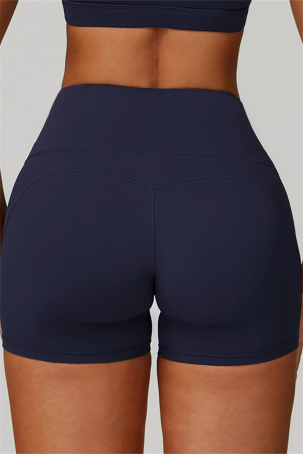 The Bold Cross Back Sports Bra Shorts 2-Piece Set