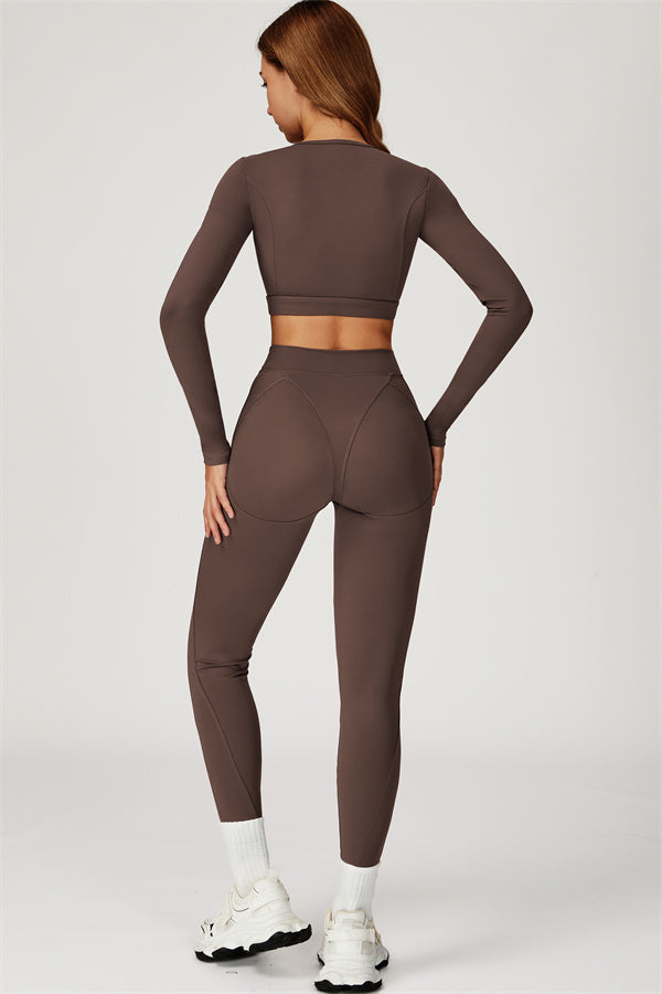 The Conquer Long Sleeve T-shirt Leggings 2-Piece Set