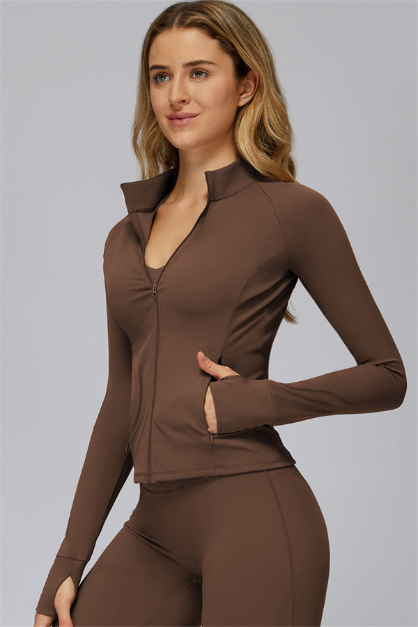 The FlexCore Pure Zip Jacket Flared Leggings 2-Piece Set