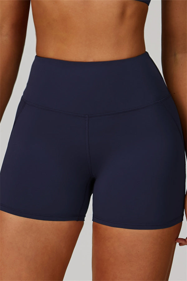 The Bold Cross Back Sports Bra Shorts 2-Piece Set