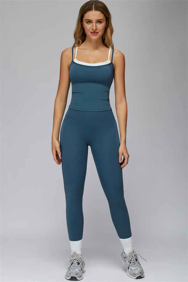 The Unbreakable Crop Tank Leggings 2-Piece Set