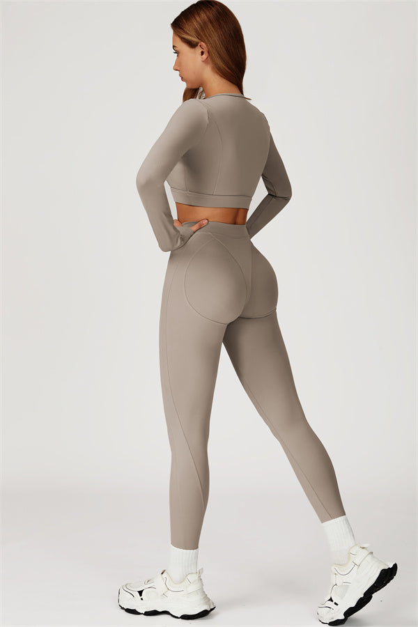 The Conquer Long Sleeve T-shirt Leggings 2-Piece Set