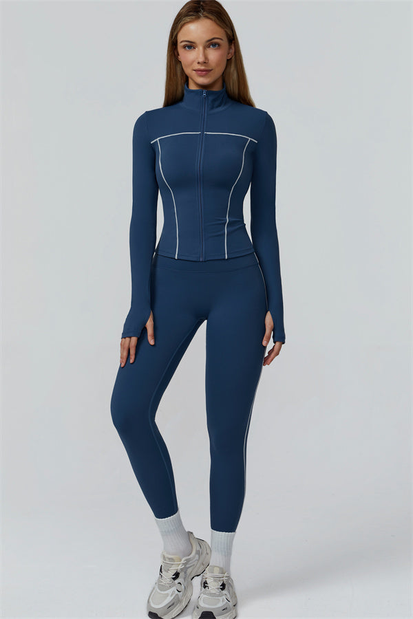 The Venus Zip Longsleeve Top