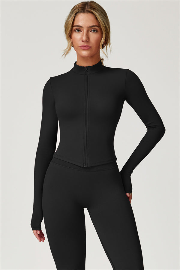 The Elara Jacket Leggings 2-Piece Set Black
