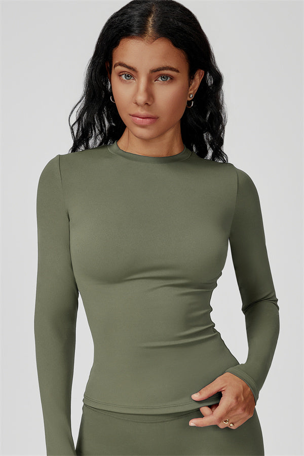 The Oasis Long Sleeve T-shirt Khaki