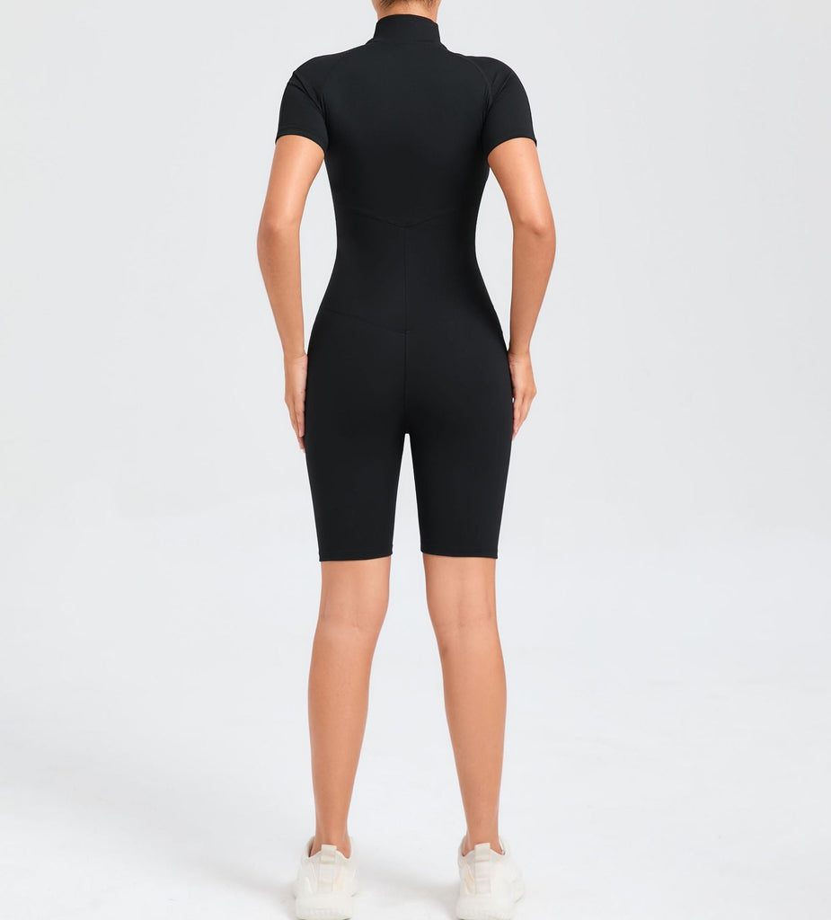 Core T-Sleeve Zip Romper