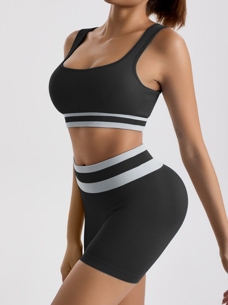 Pamela Ribbed Top & Shorts Set