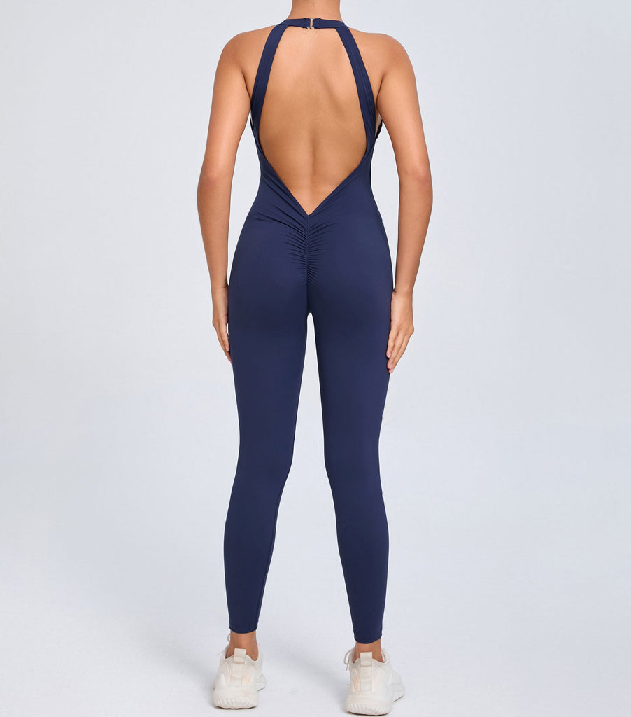 Christine Sculpt Backless Jumpsuit