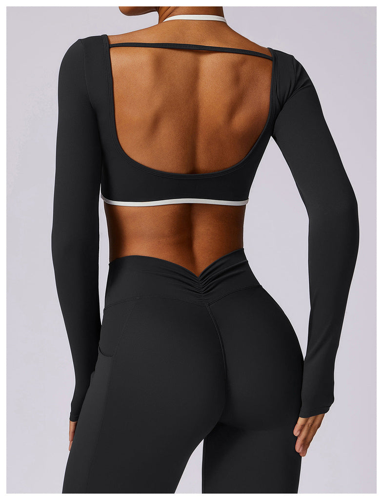 Noelle Contrast Longsleeve Top