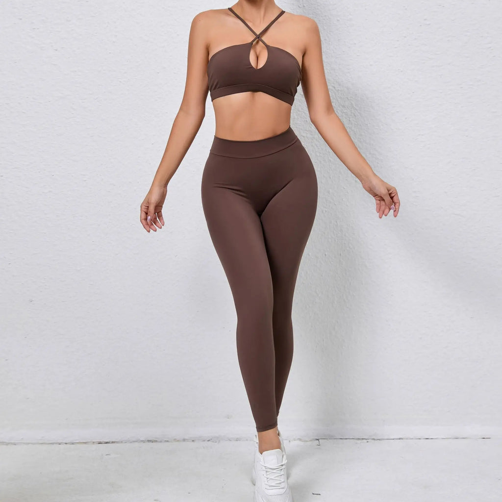 Nixi Cross Bra & Leggings Set
