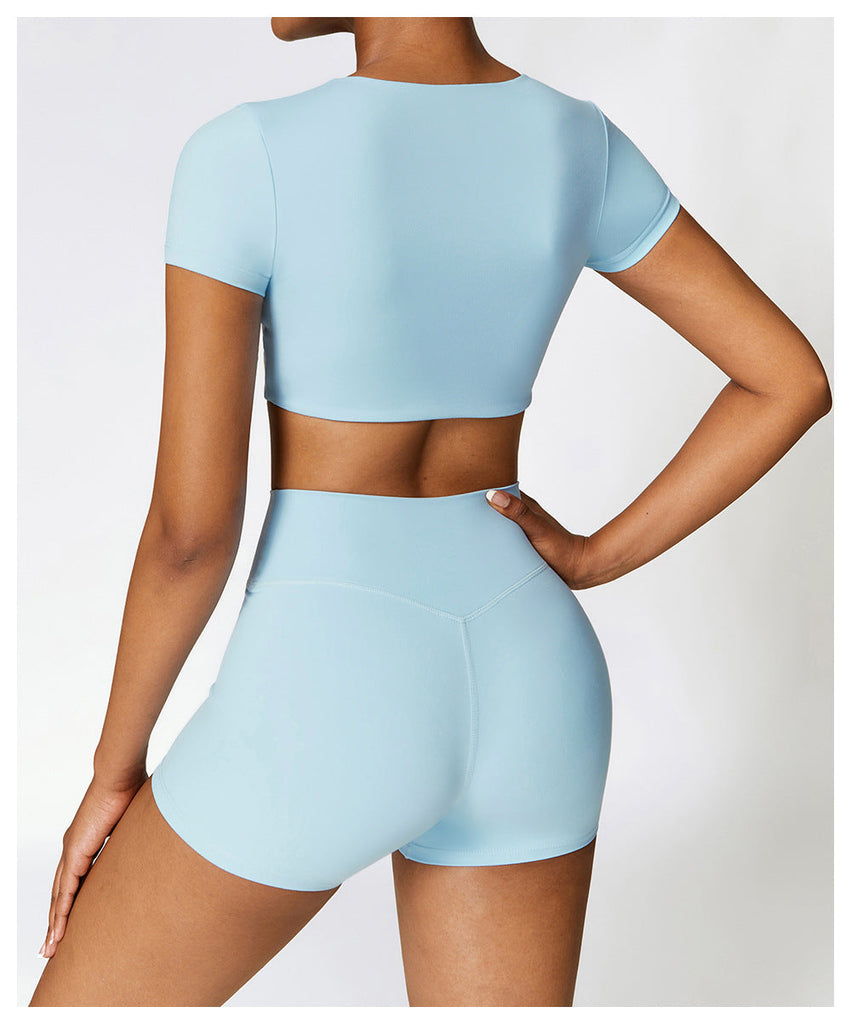 Butter T-Sleeve Crop Top