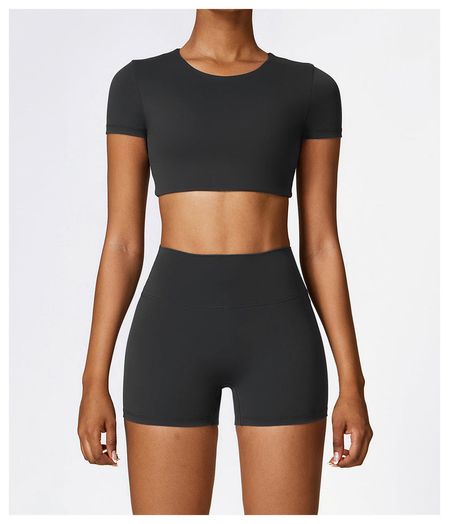 Butter T-Sleeve Crop Top