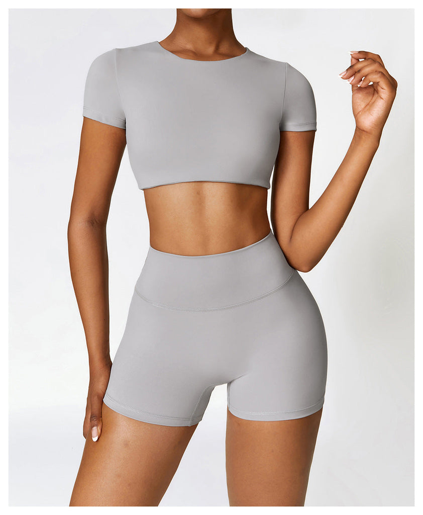 Butter T-Sleeve Crop Top