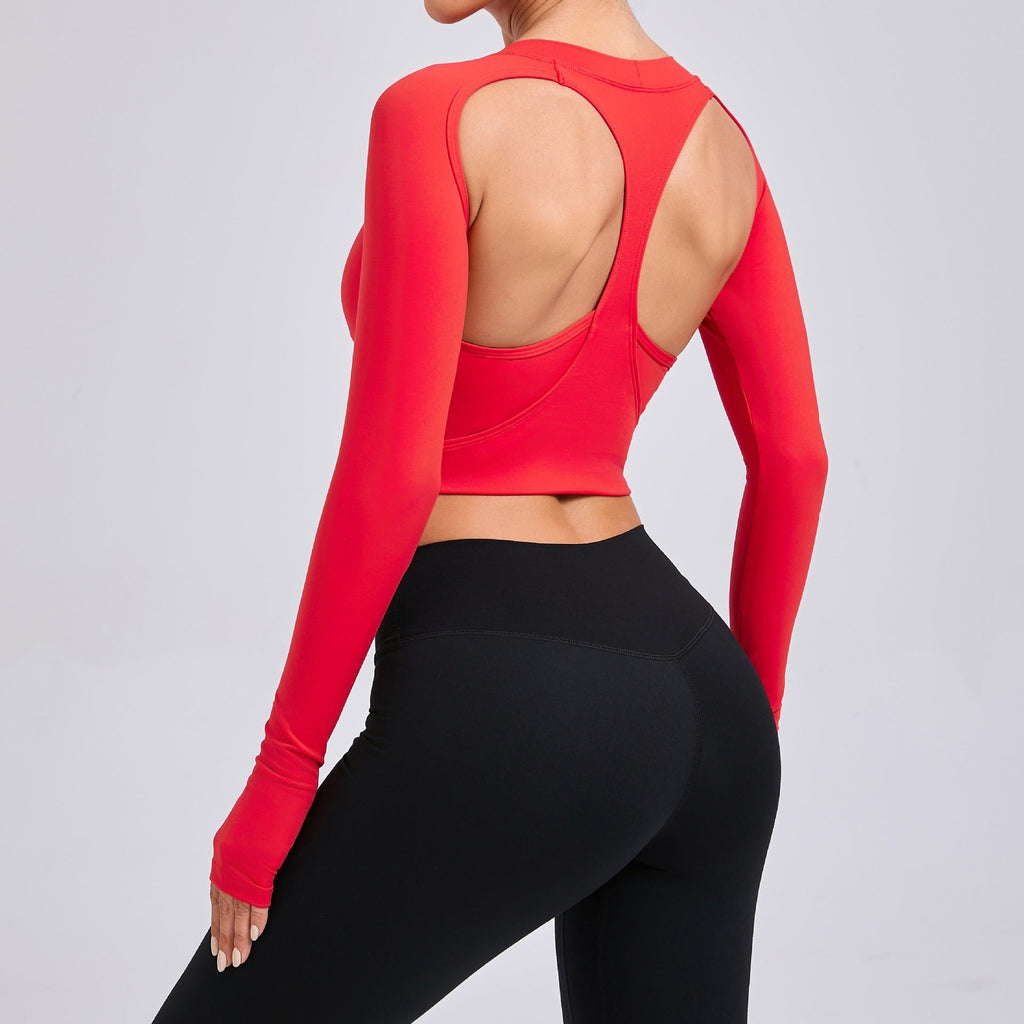 Jolie Cut Out Longsleeve Top