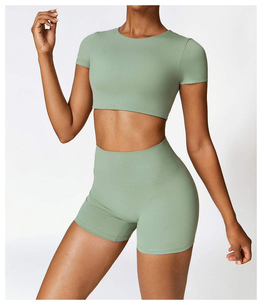 Butter T-Sleeve Crop Top
