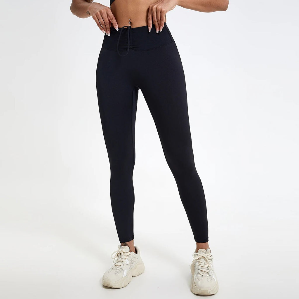 Origin Drawstring Leggings Black