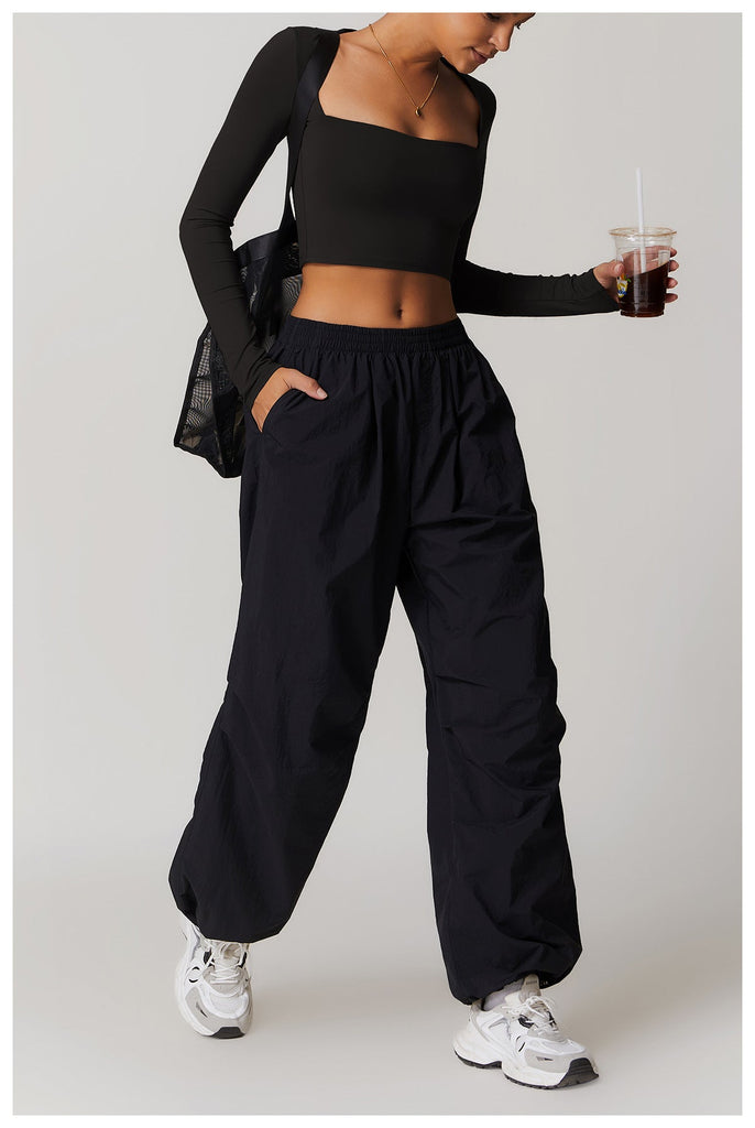 Amy Square Cut Longsleeve Top