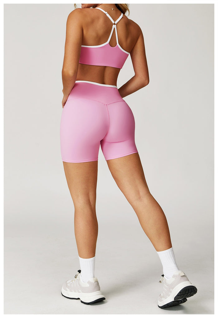 Aiko Wave Bra Top & Shorts Set