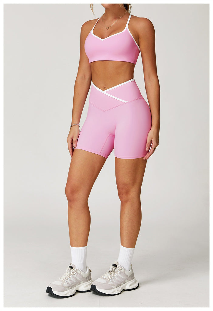 Aiko Wave Bra Top & Shorts Set