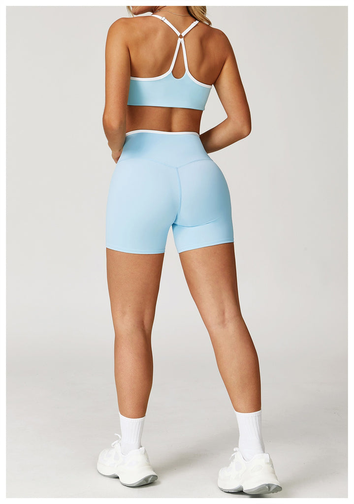 Aiko Wave Bra Top & Shorts Set