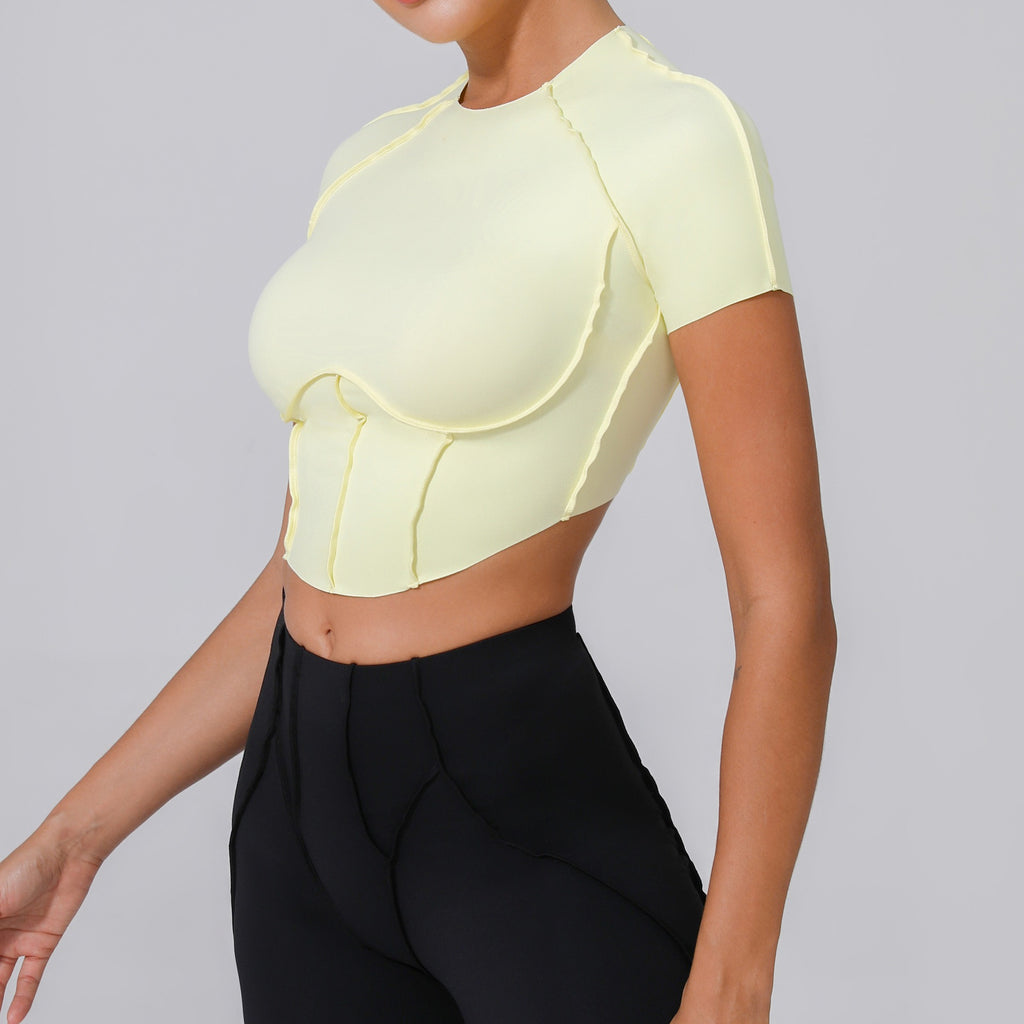 Iconic T-Sleeve Crop Top