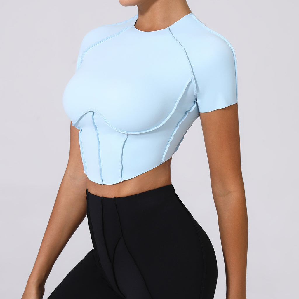 Iconic T-Sleeve Crop Top