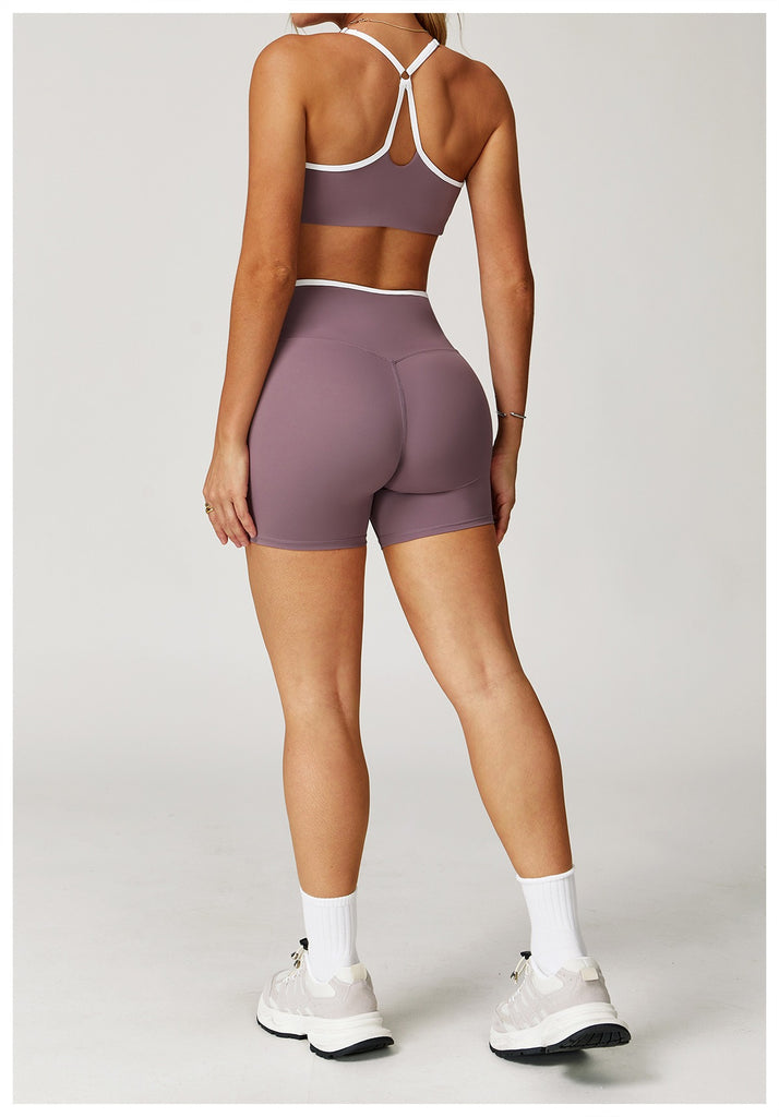 Aiko Wave Bra Top & Shorts Set
