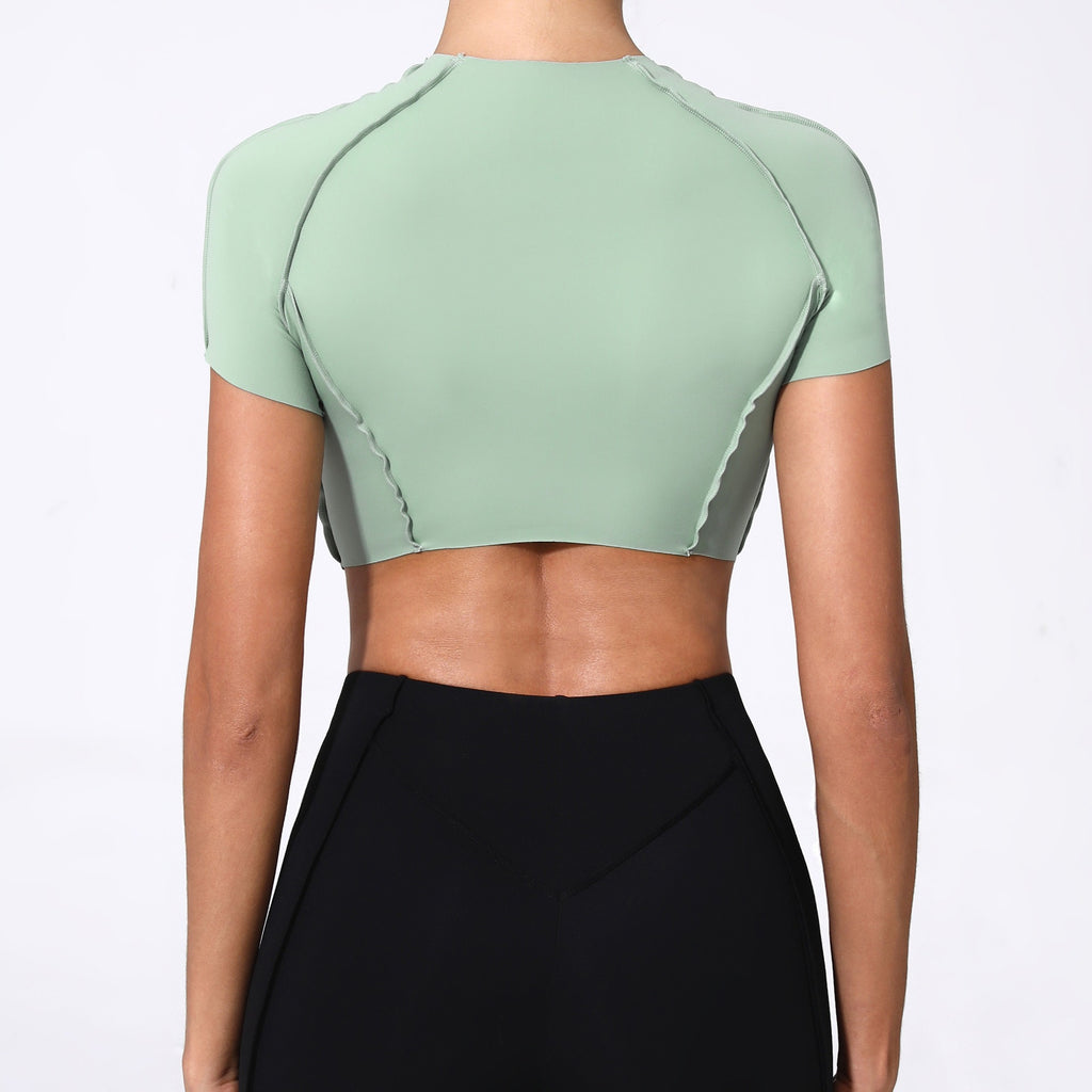 Iconic T-Sleeve Crop Top