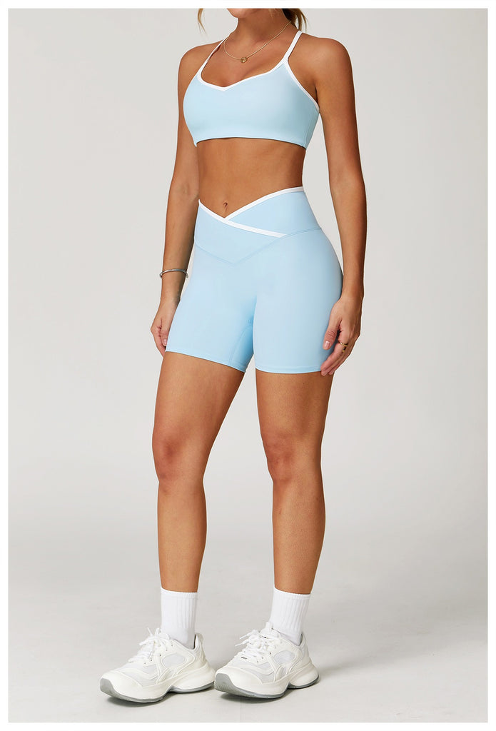 Aiko Wave Bra Top & Shorts Set