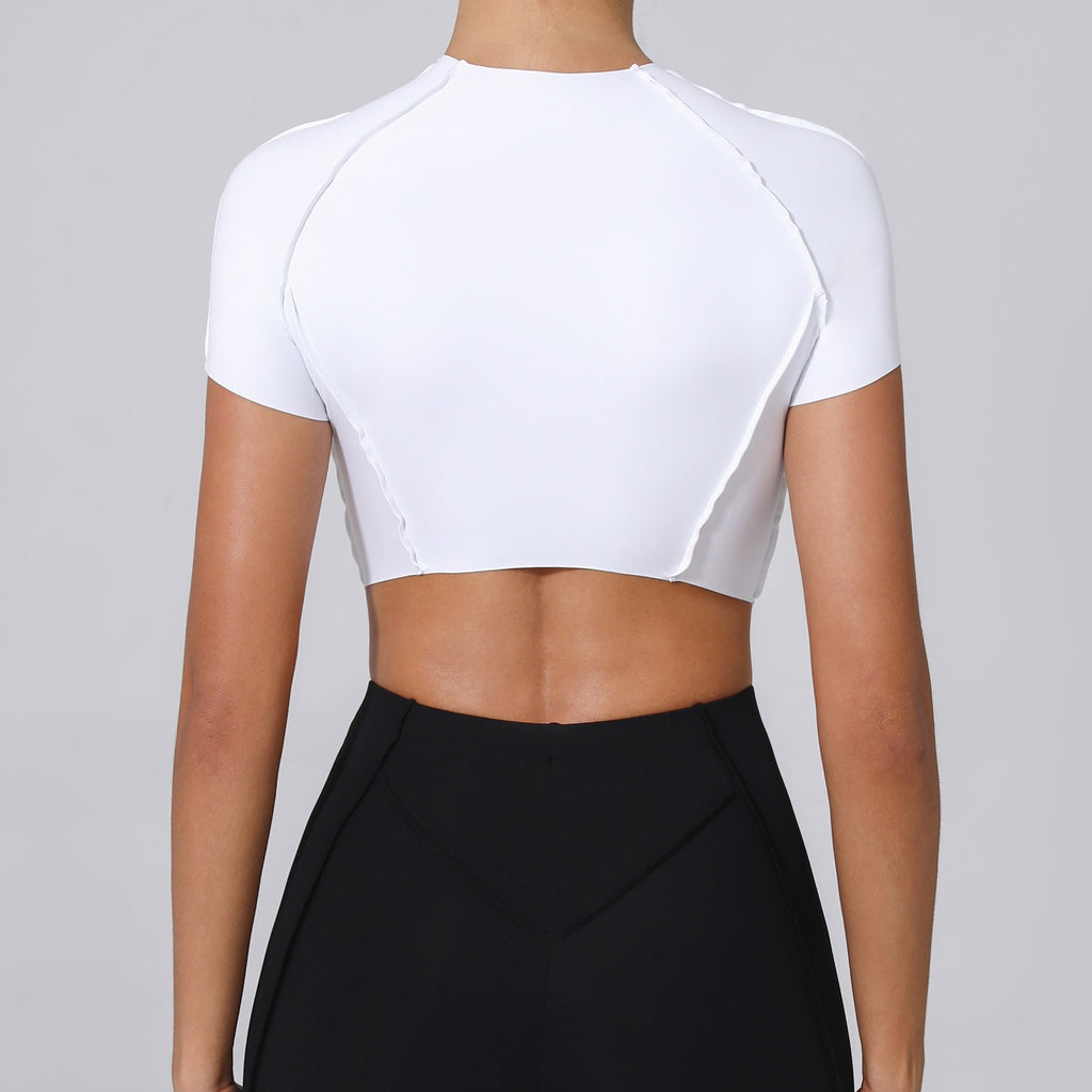 Iconic T-Sleeve Crop Top