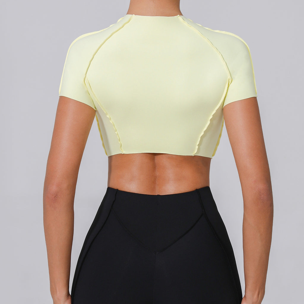 Iconic T-Sleeve Crop Top