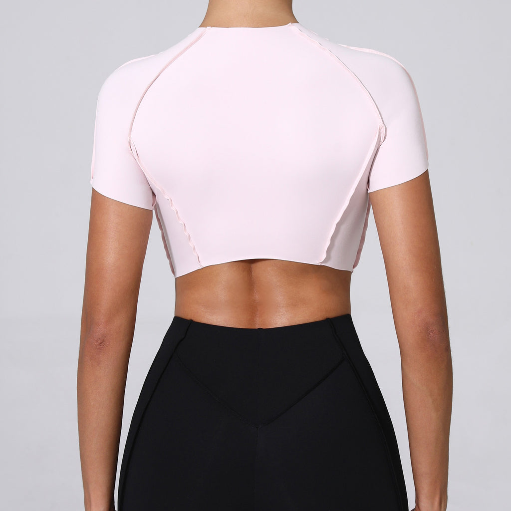 Iconic T-Sleeve Crop Top
