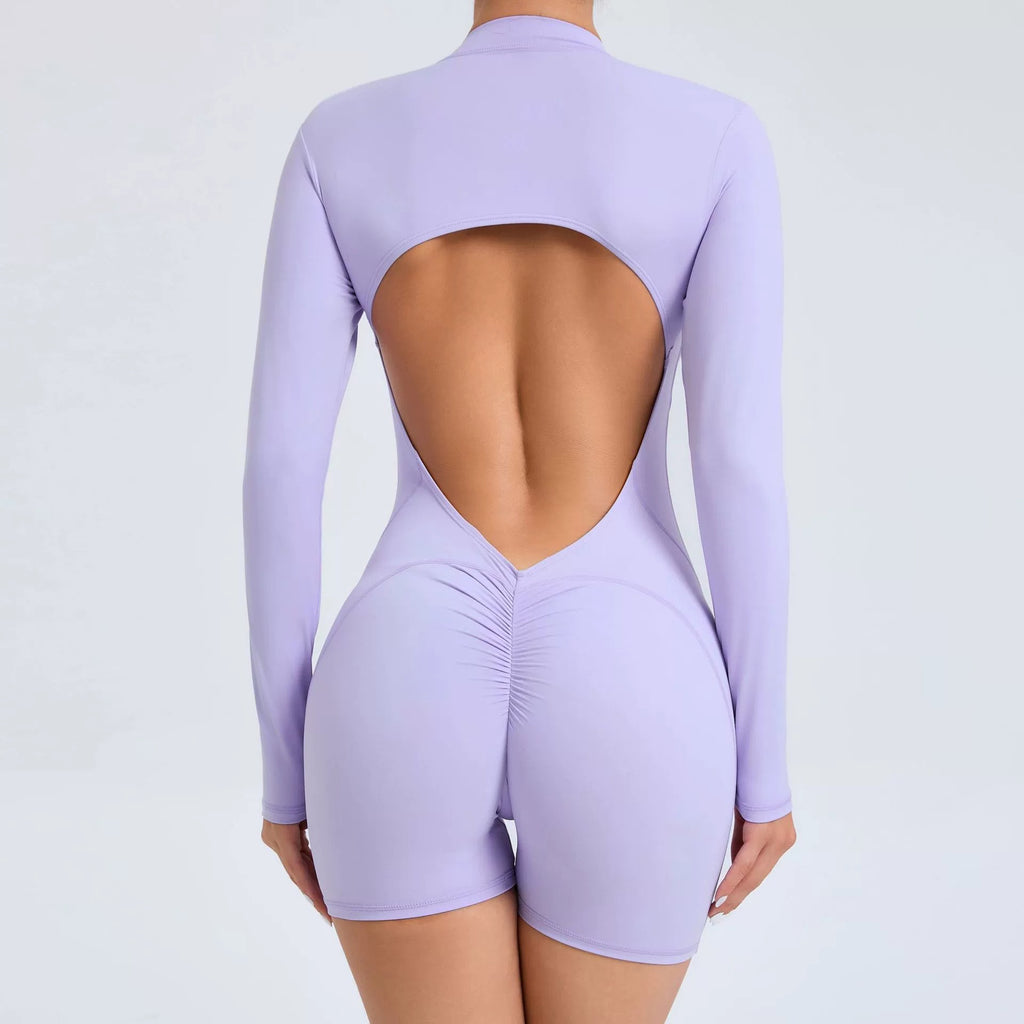Essential Open Back Scrunch Romper