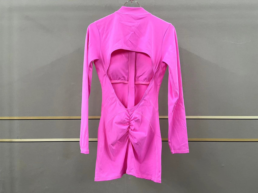 Essential Open Back Scrunch Romper