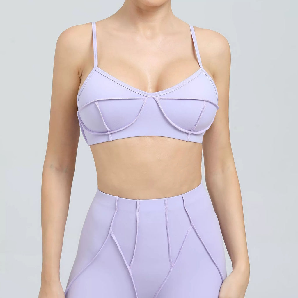 Lucky Label Iconic Bra Top Purple