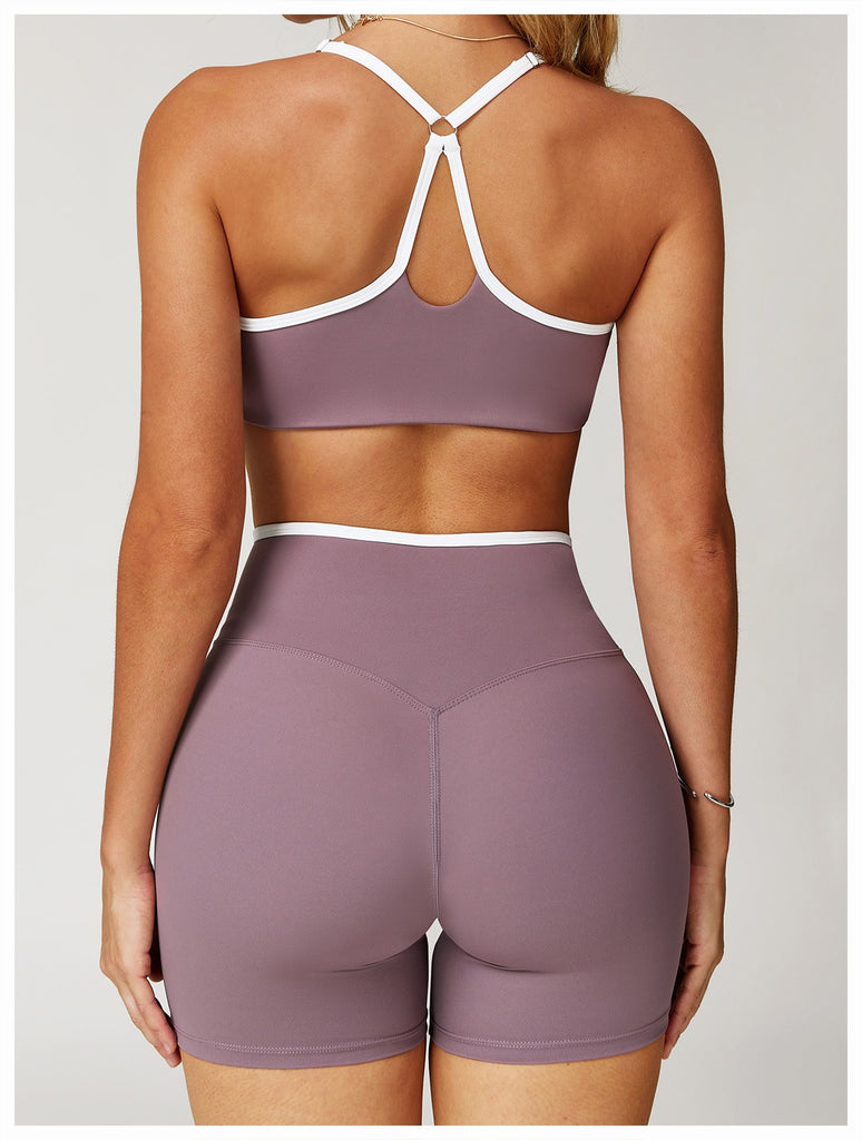 Aiko Wave Bra Top & Shorts Set