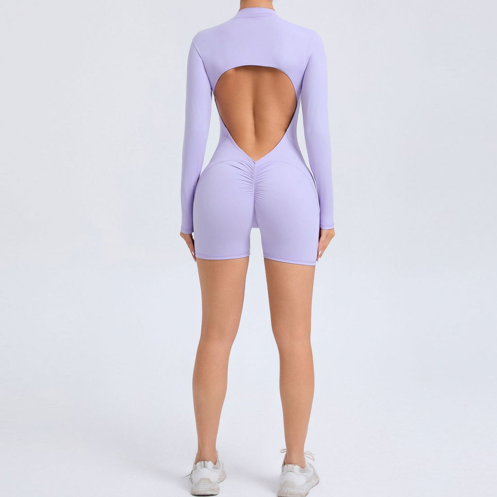 Essential Open Back Scrunch Romper