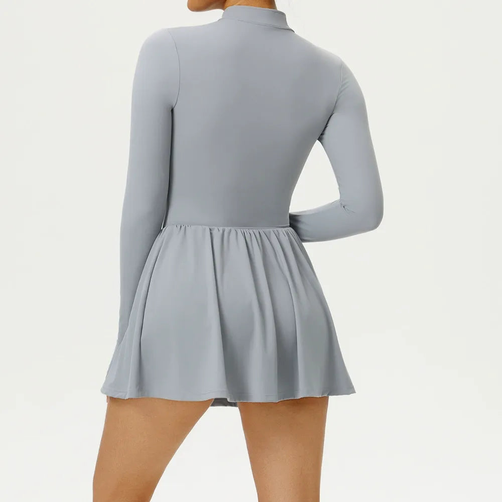 Evie Longsleeve Zip Skort Dress