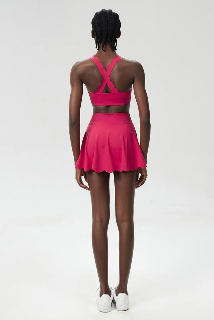 Scallop Square Top & Skort Set