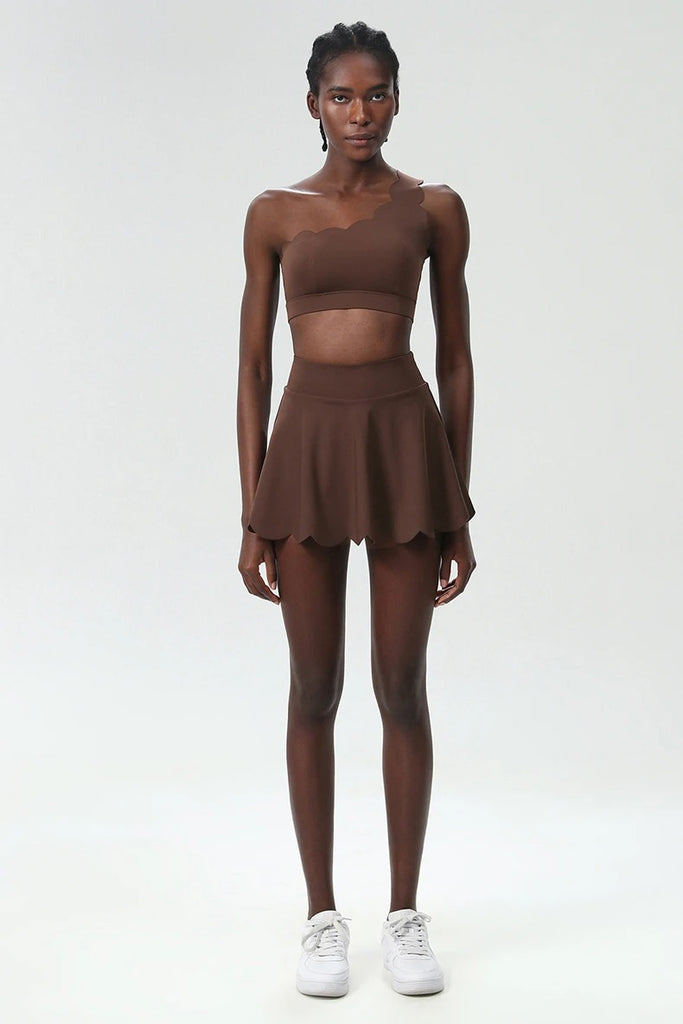 Scallop Square Top & Skort Set