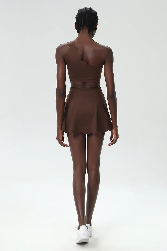 Scallop Square Top & Skort Set