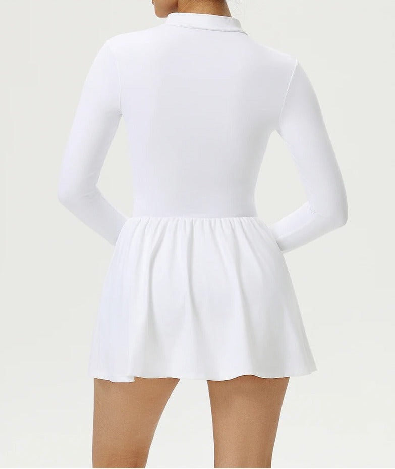 Evie Longsleeve Zip Skort Dress