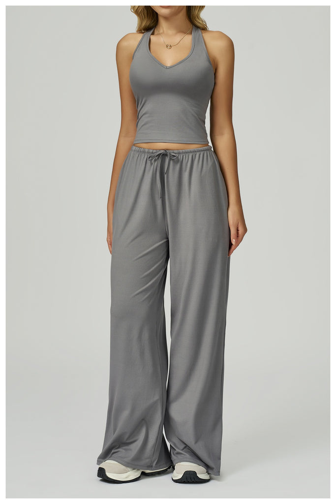 The Sprint Halter Tank Top Sweatpants 2-Piece Set