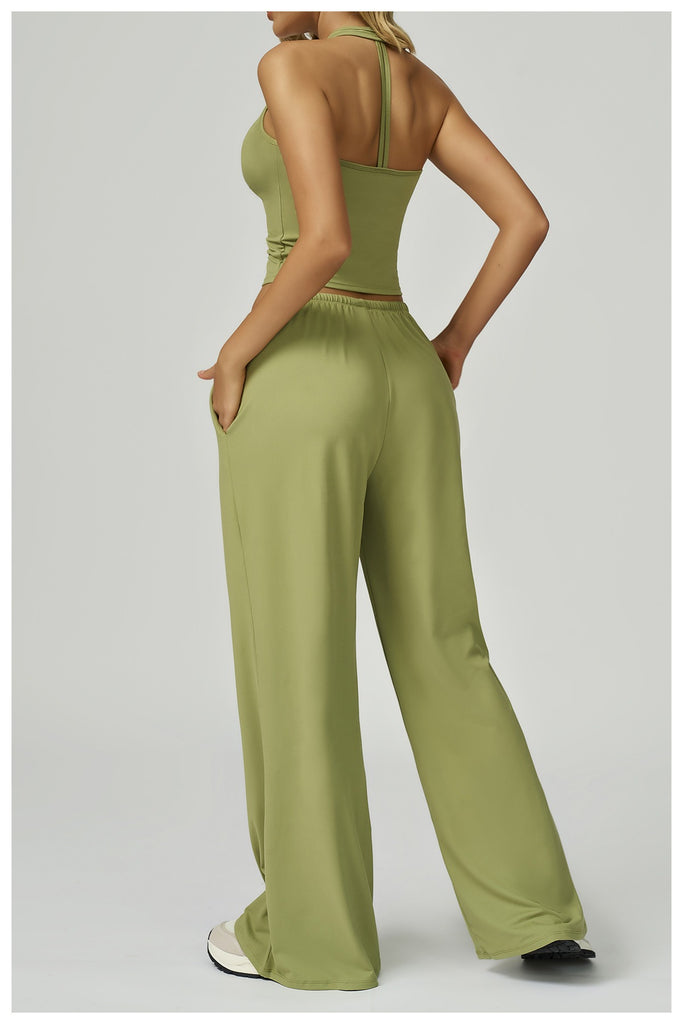 The Sprint Halter Tank Top Sweatpants 2-Piece Set