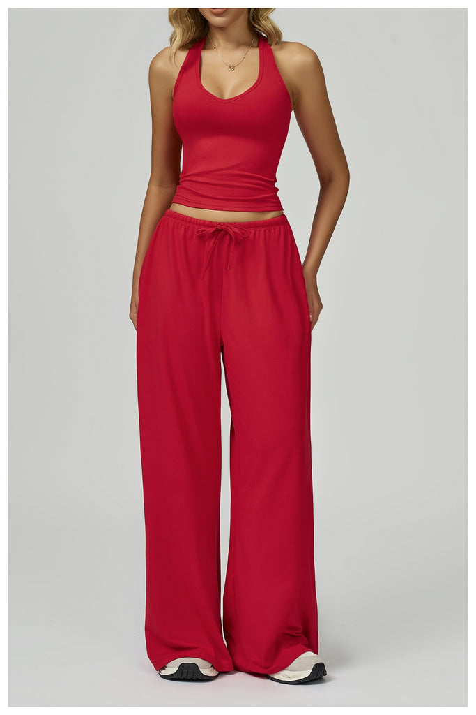 The Sprint Halter Tank Top Sweatpants 2-Piece Set