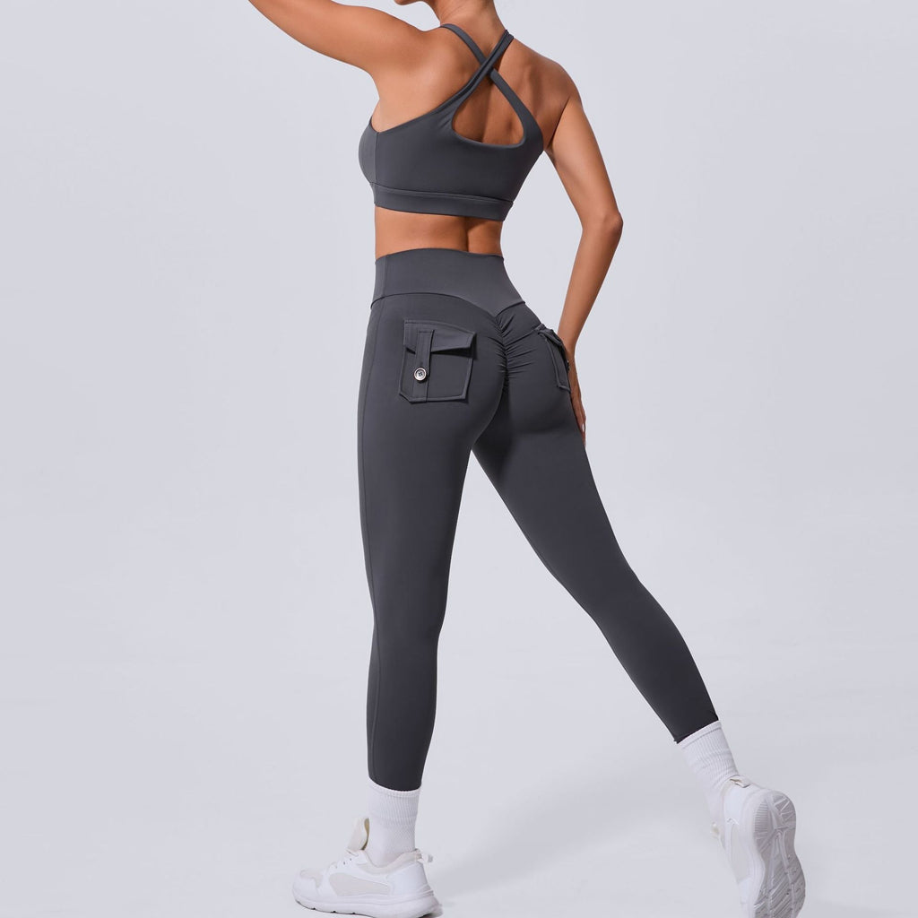 Alisha Bra Top & Leggings Set