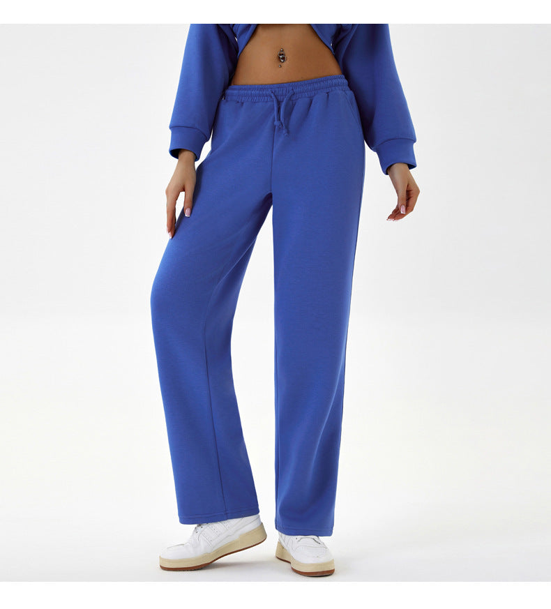Eilis Straight Leg Sweatpants Royal blue