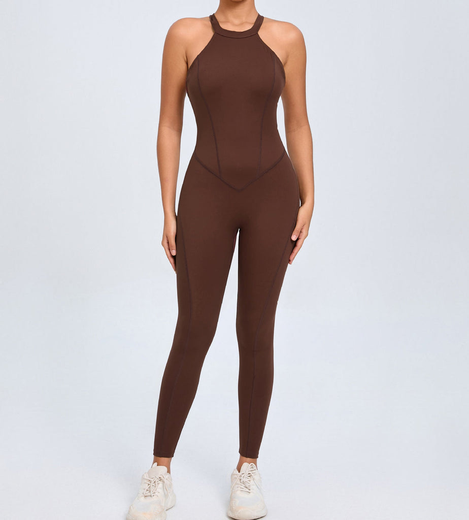 Christine Sculpt Backless Jumpsuit