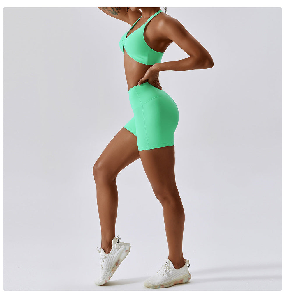 Ibiza Twist Bra Top & Shorts Set