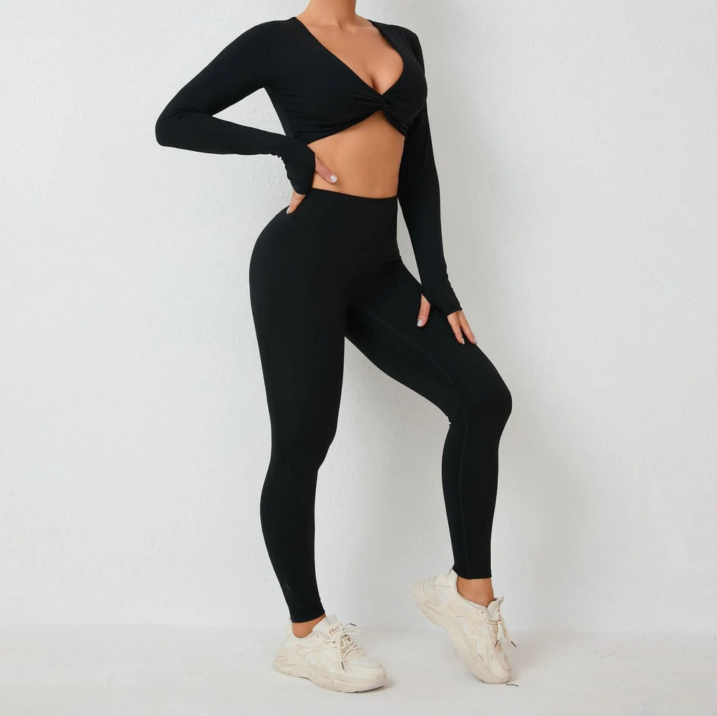 Winona Twist Longsleeve Top & Leggings Set